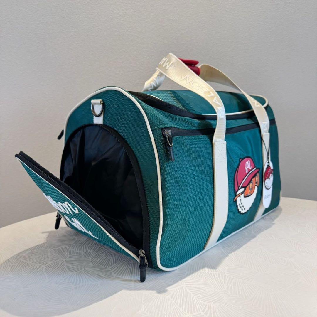 Malbon ゴルフバッグ キャディバッグ ブラック/ホワイト