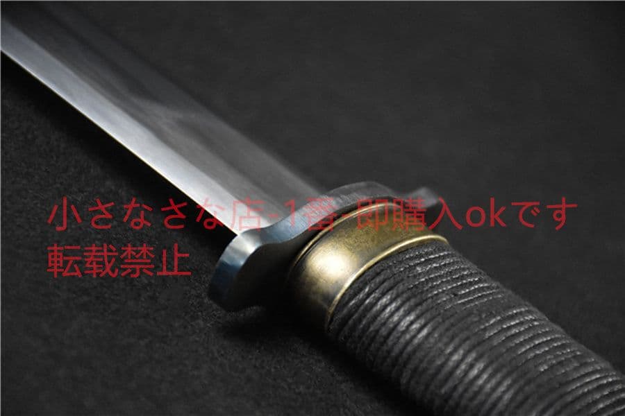 肋差 短刀 六面 江陵刃 武具　刀装具　日本刀　模造刀