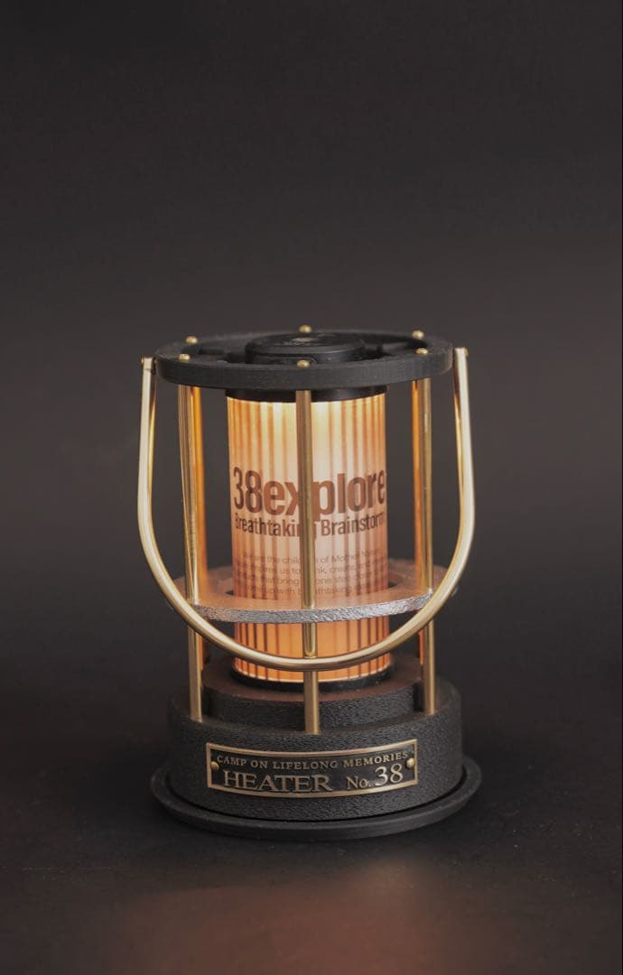 ライト・ランタン heater38 BLACK