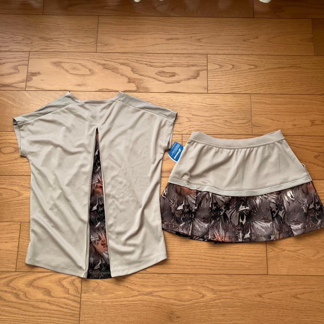 バボラ レディーステニスウエア　ゲームシャツスコートセットアップ