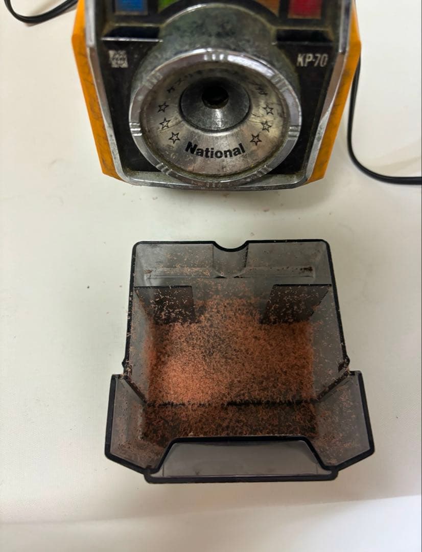 ナショナル　電気えんぴつケズリ　昭和家電　昭和レトロ　松下電器産業株式会社