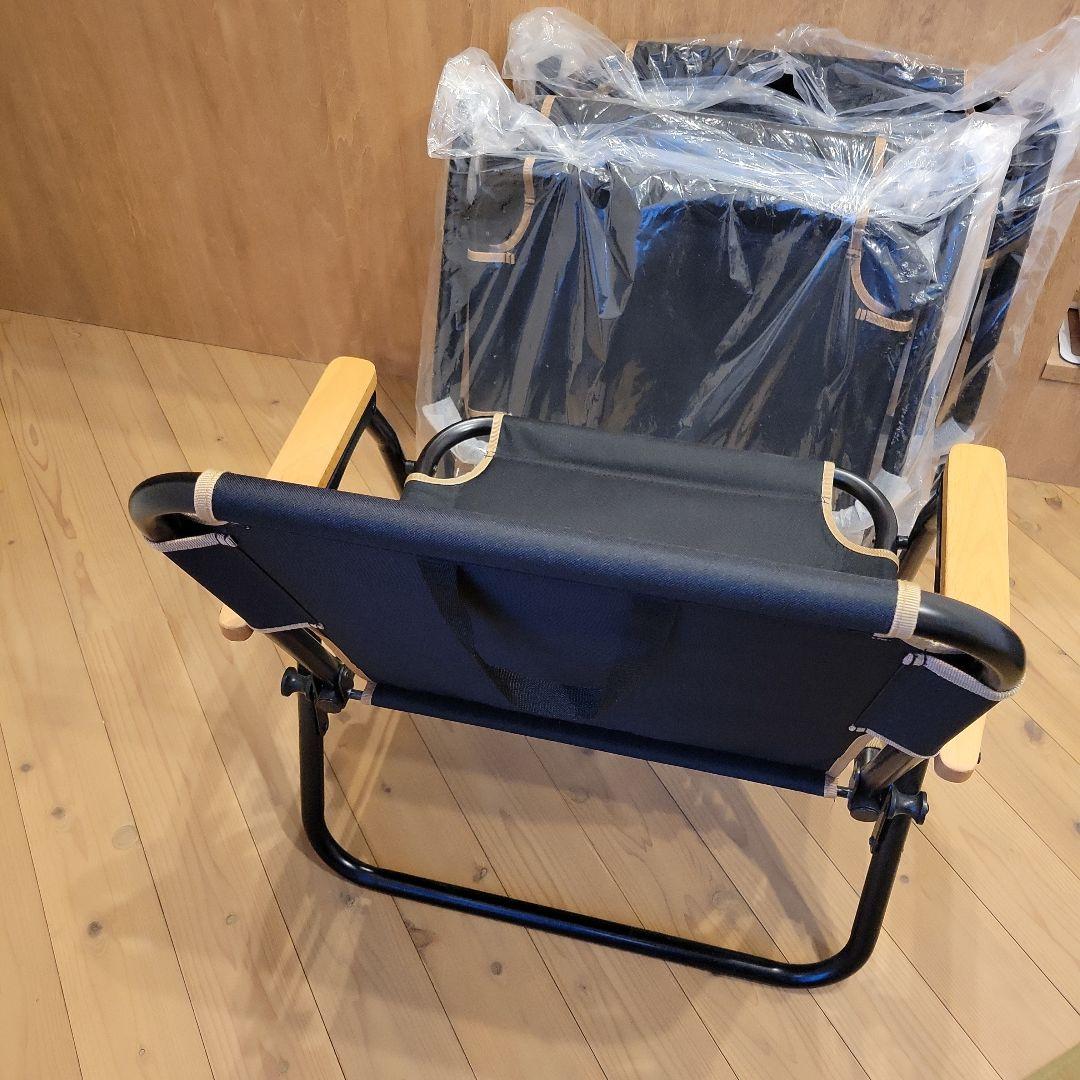 QUICKCAMP アウトドアチェア QC-ASC60 ブラック　折り畳み