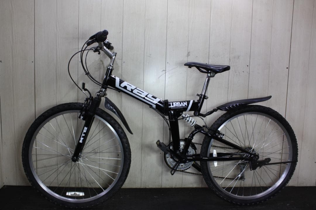 URBAN RAY 26インチ 3X6S 410mm Wサス付き 折り畳みMTB