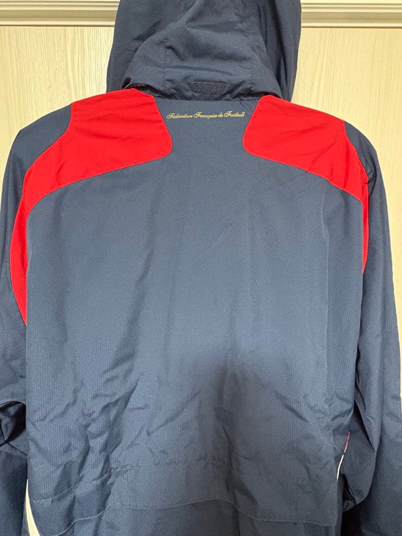 adidas フランス代表 ベンチコート ネイビー/レッド