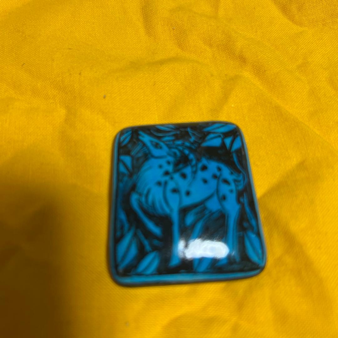 加藤卓男　　青釉　陶板