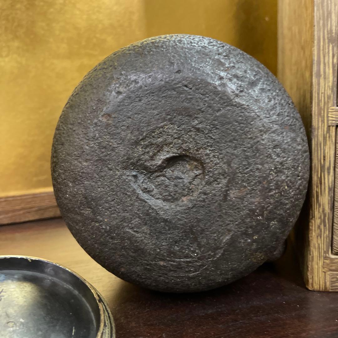 鉄瓶　晴寿堂造　錆あり