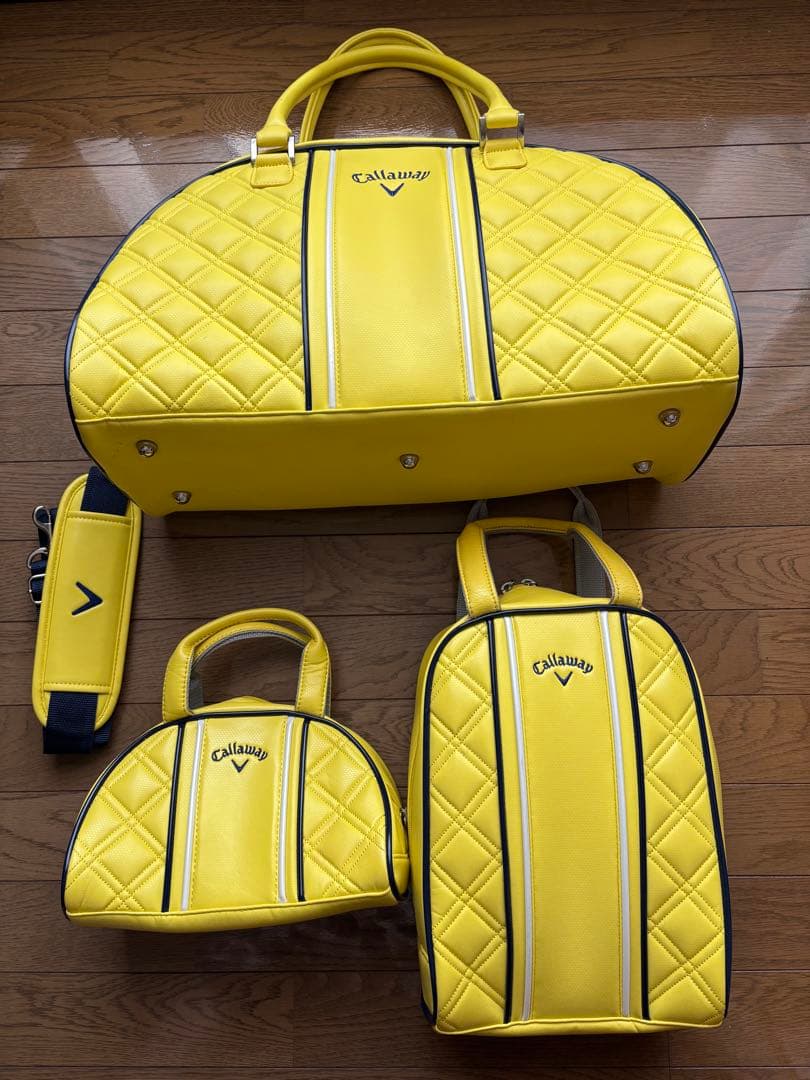 お値下げ❗️Callaway ゴルフバッグセット イエロー