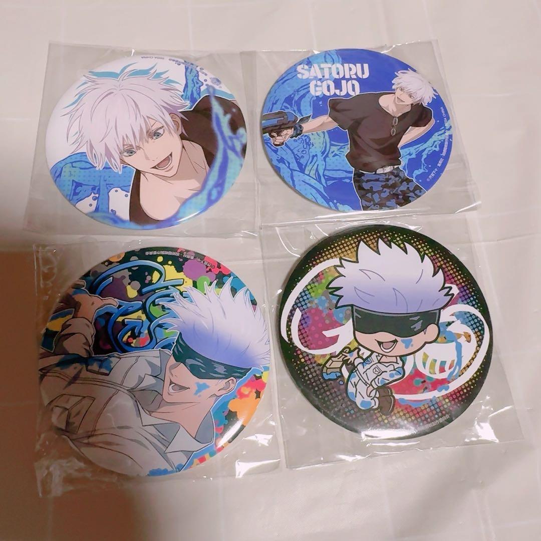 五条悟 缶バッジ セガラッキーくじ　ビッグ缶バッジ　呪術廻戦