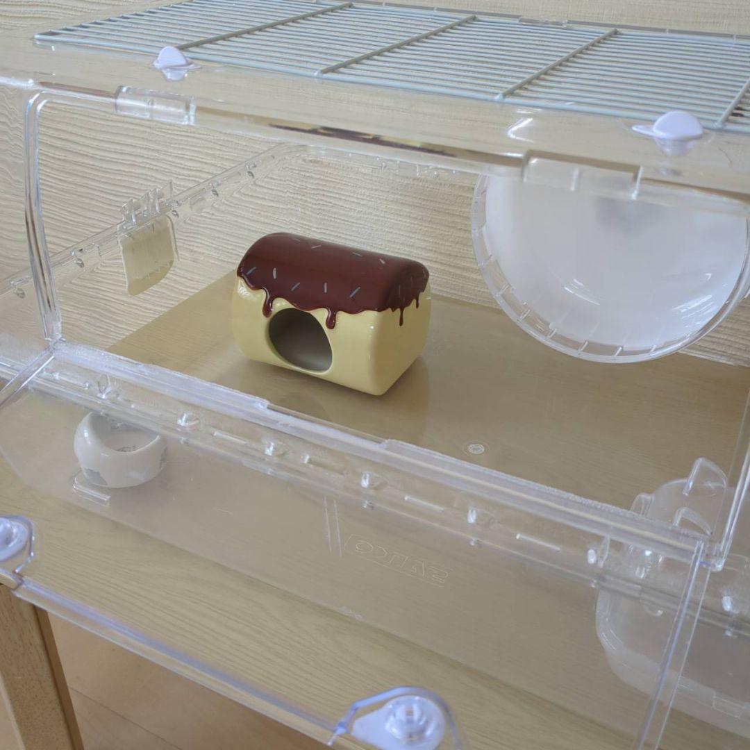 Roomy 60 小動物用ケージ クリア　ハムスター　【値下げ不可】