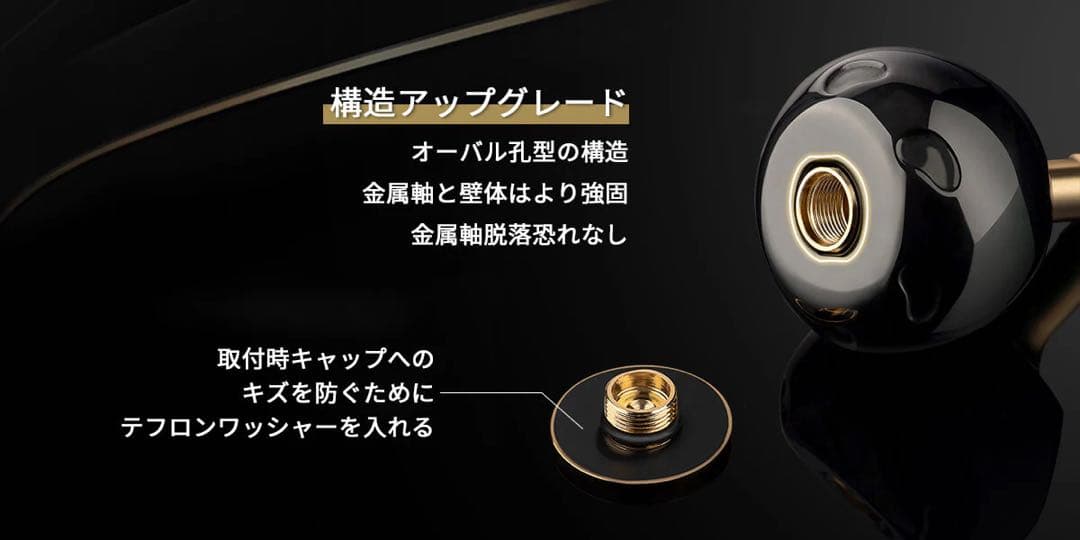 ゴメクサス　CJ-SW-T ステラSW向け 超々ジュラルミン製パワーハンドル