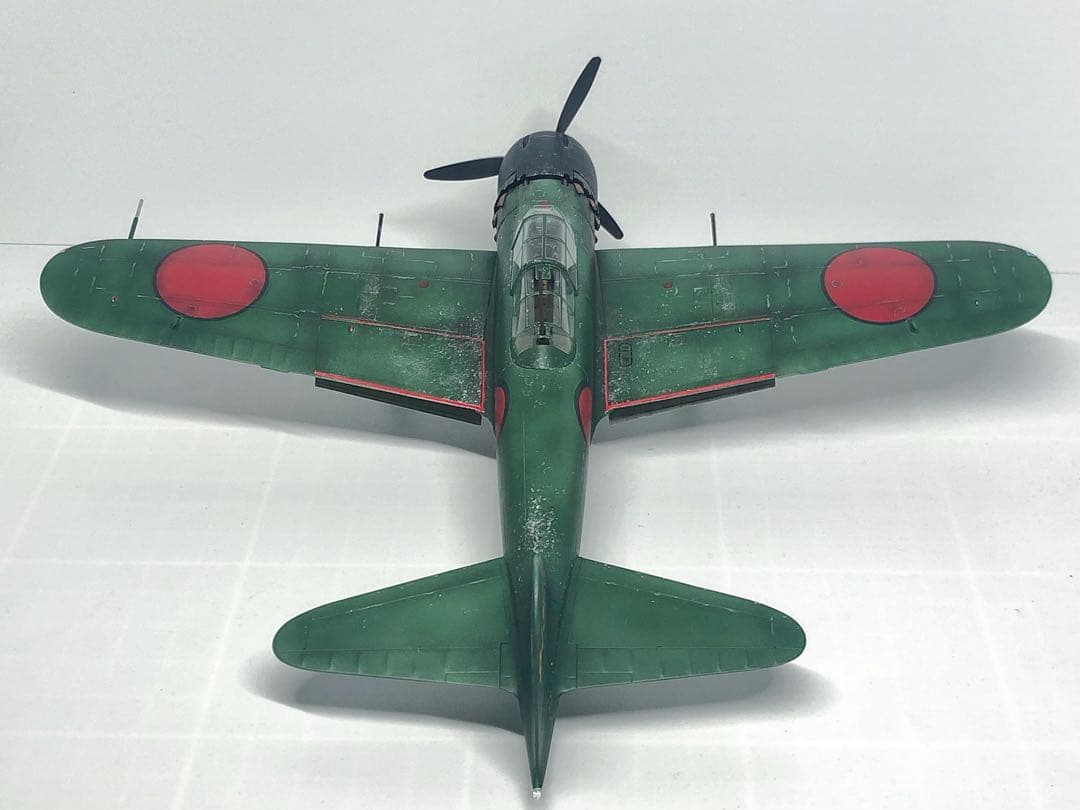 【海賊プラモデル屋完成品】TAMIYA 1/48 零戦52型 完成品