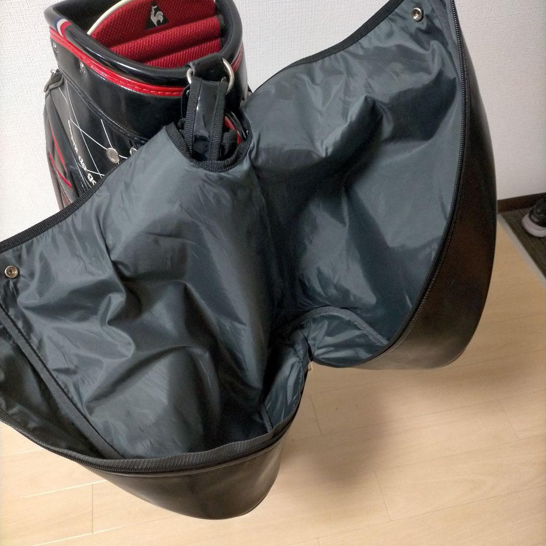 ルコック★le coq sportif★3点式ゴルフバック★黒★☆★