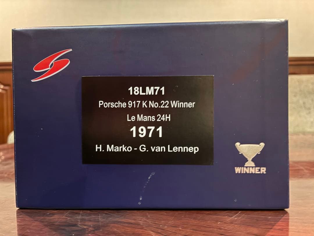 スパーク　1/18 ポルシェ917K 1971 ルマン　ウィナー