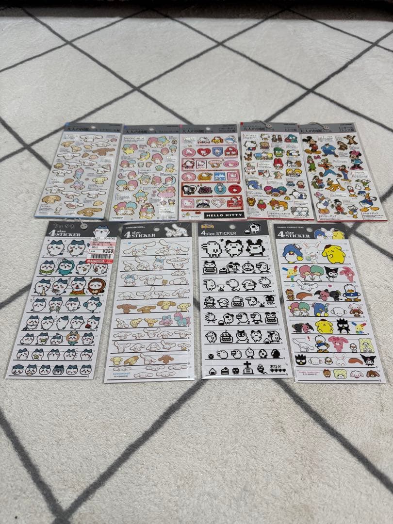 ボンボンドロップ　うるちゅる　シール　50点＋手帳　まとめ売り