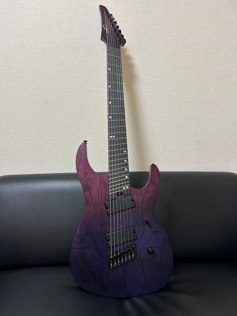ギター Legator Ninja N7FP - IF Iris Fade