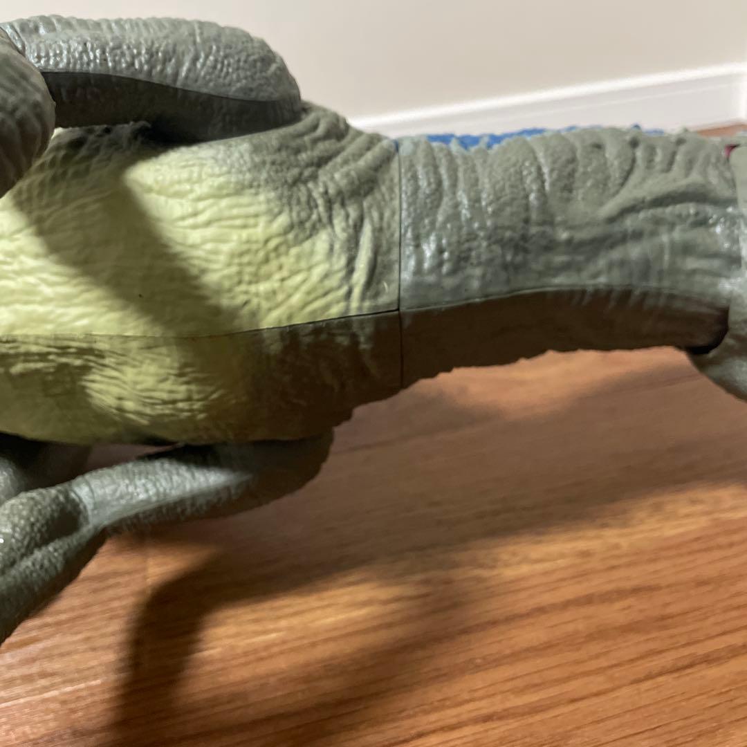 マテル　スーパービッグ　ブルー　ヴェロキラプトル　ジュラシックワールド　恐竜