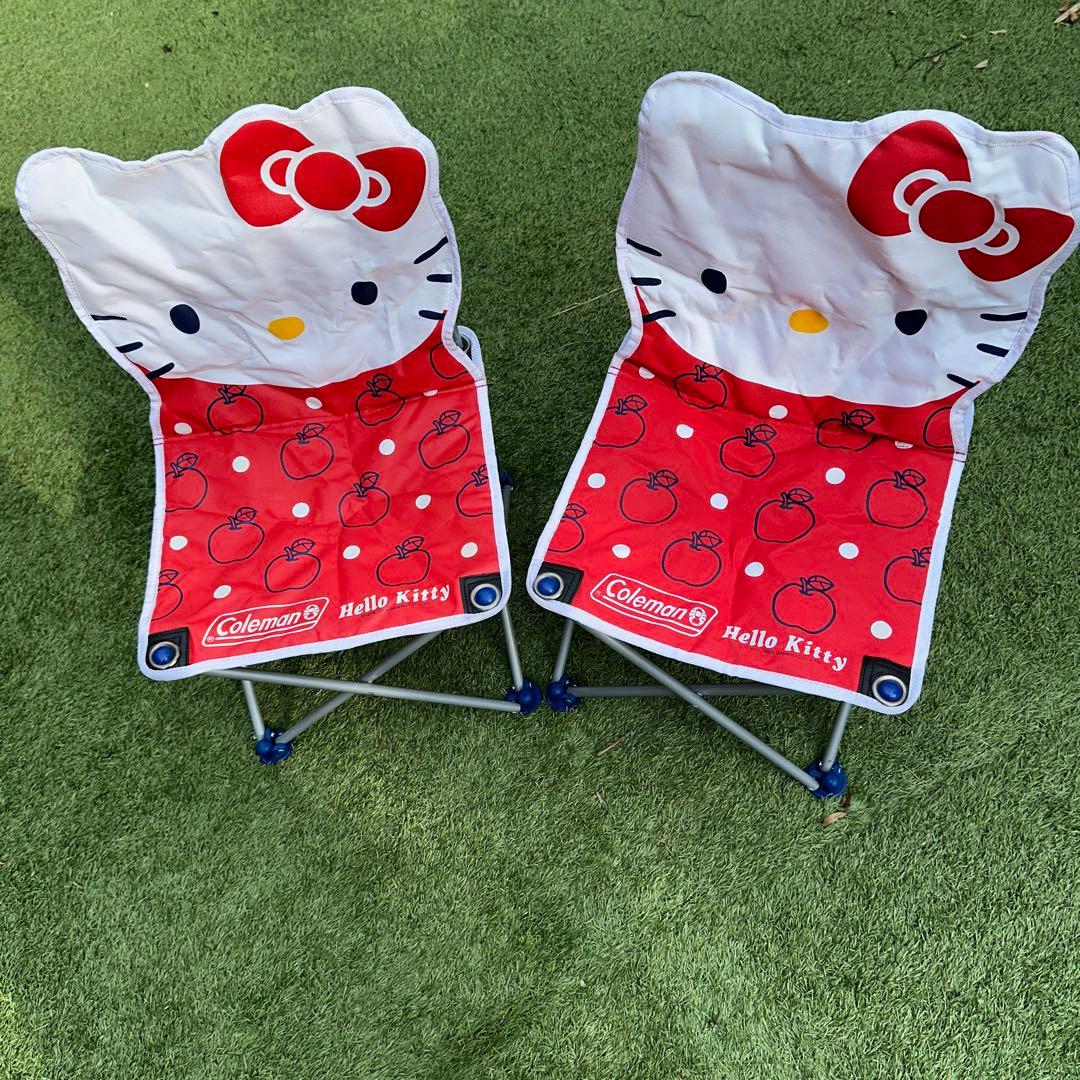 Coleman Hello Kitty サンシェード　コンパクトチェア ３点