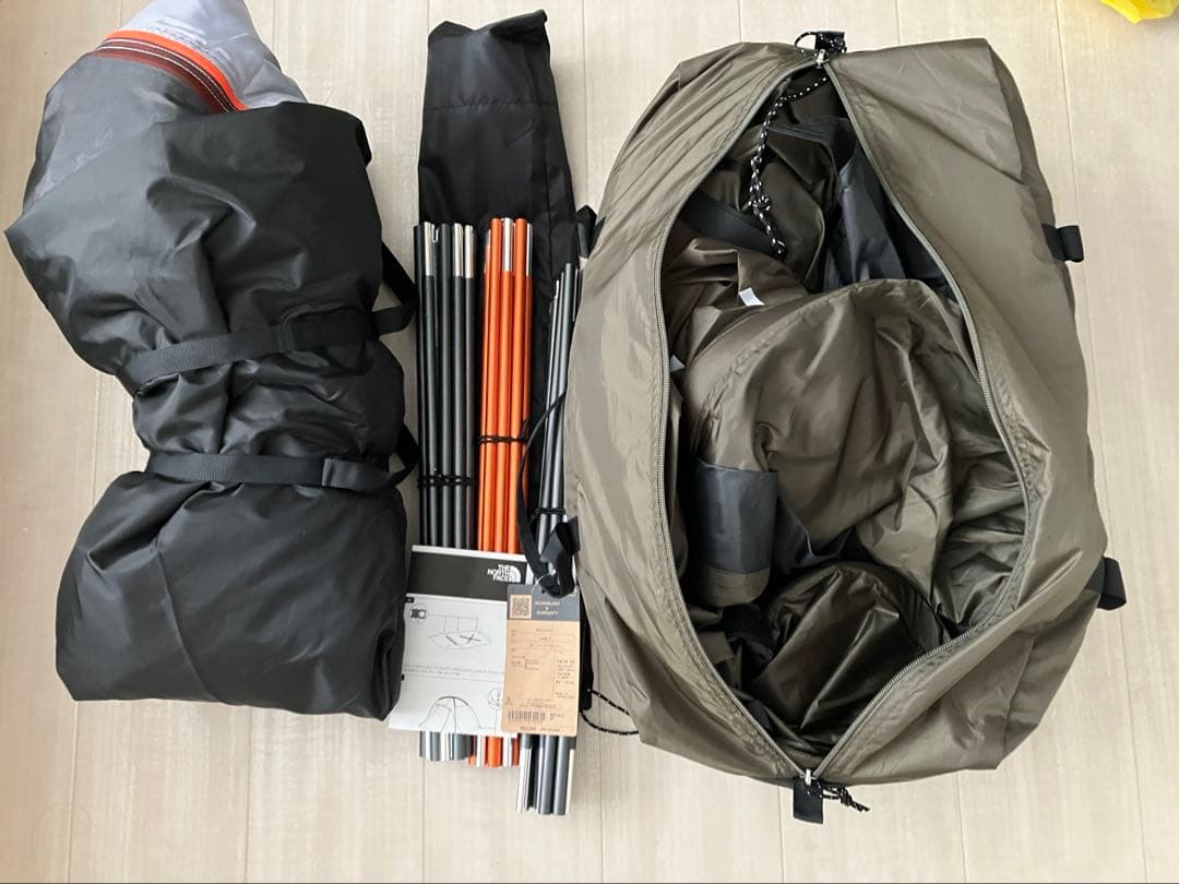 ノースフェイス　ランダー2 2025年8月購入　デイキャンプ一度のみ使用