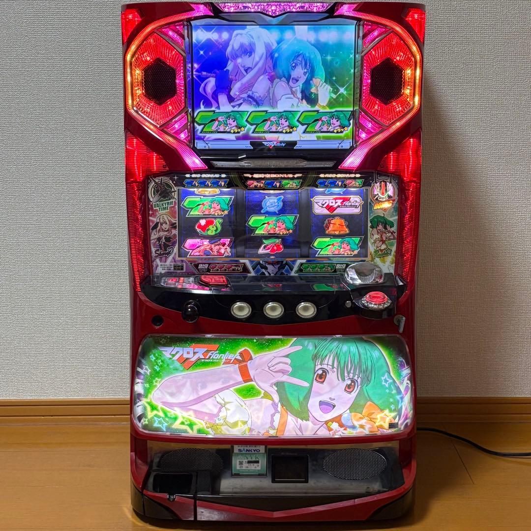 【パチスロ実機】マクロスF(フロンティア) はじまりの歌、銀河に響け！【家スロ】