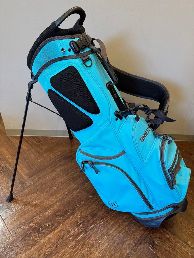 briefing キャディバッグ　アクア