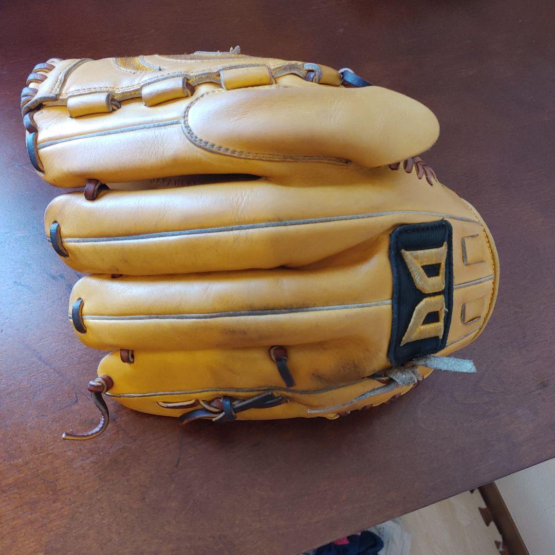 ダビド　プロ　軟式　投手用　大人　グローブ イエロー　ライナーバック