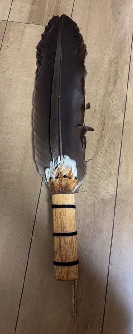 羽根御羽箒座箒（大) 茶道具茶道室58cm