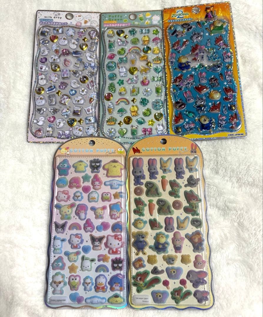 激レア！　正規品約60枚まとめ売り　うるちゅる　ボンボンドロップシール　サンリオ