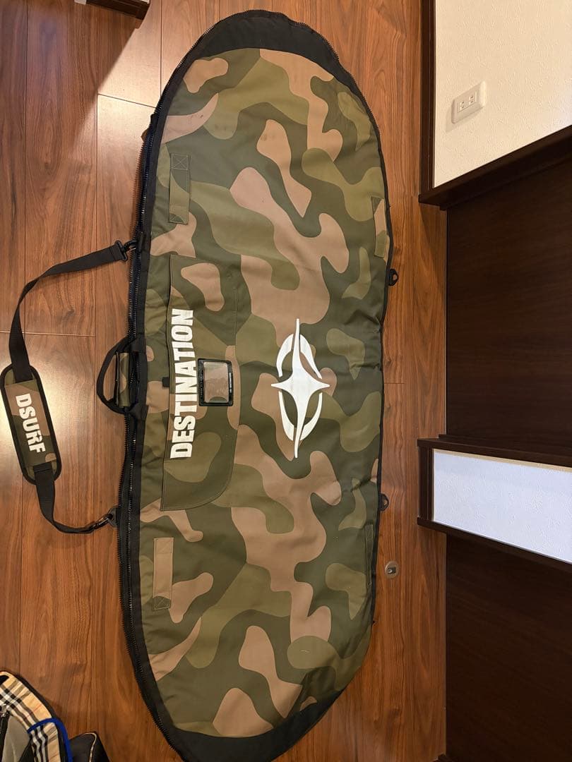 2本収納　DESTINATION サーフボードケース 迷彩柄