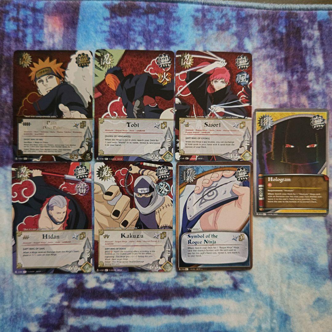 NARUTO ナルトカードゲーム CCG 暁 セット