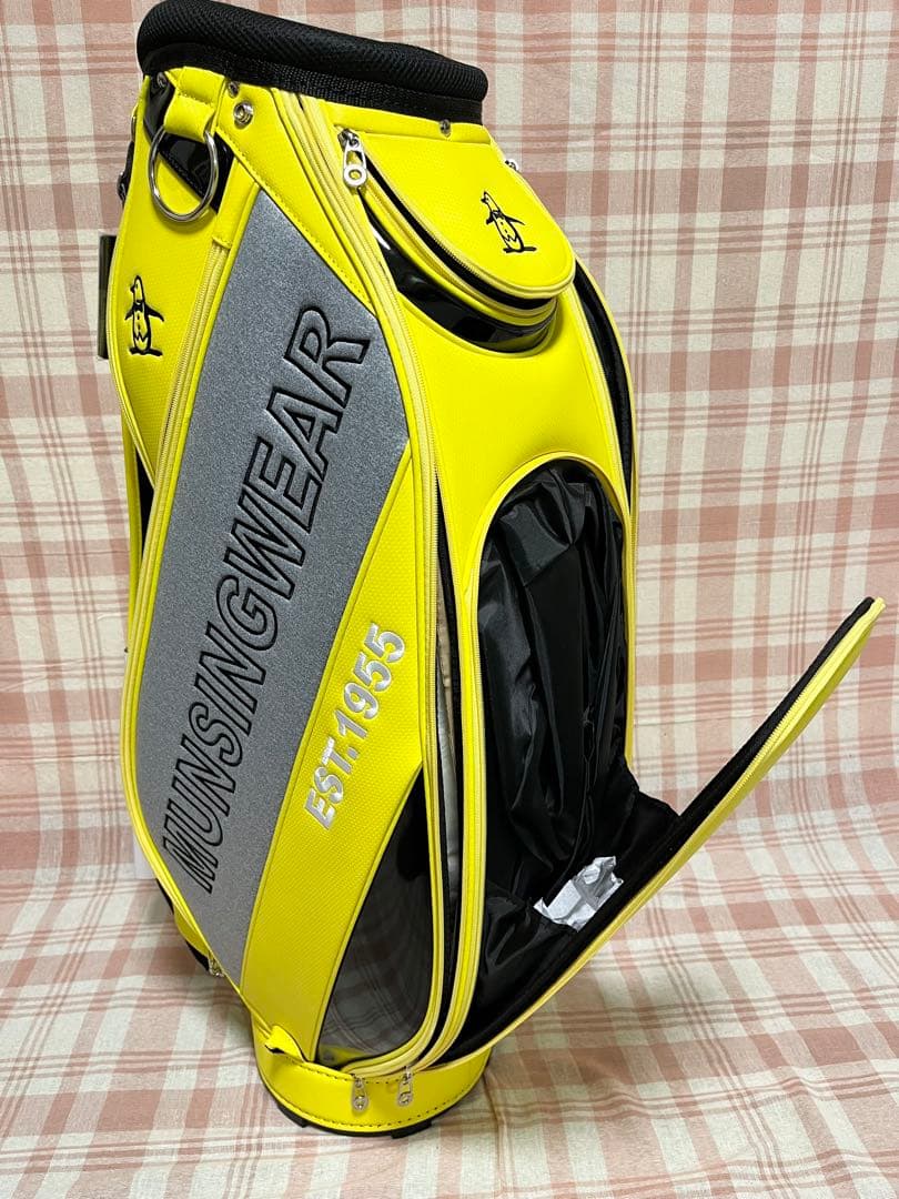 MUNSINGWEAR イエロー キャディバッグ