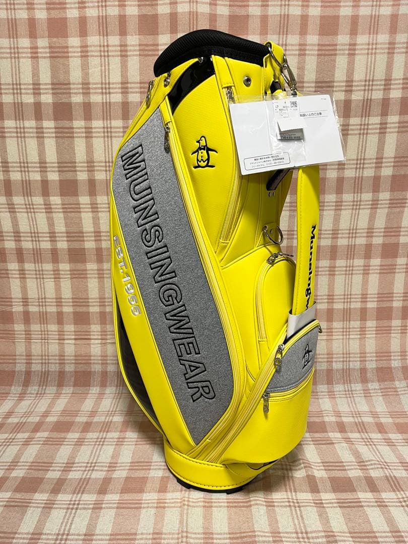 MUNSINGWEAR イエロー キャディバッグ