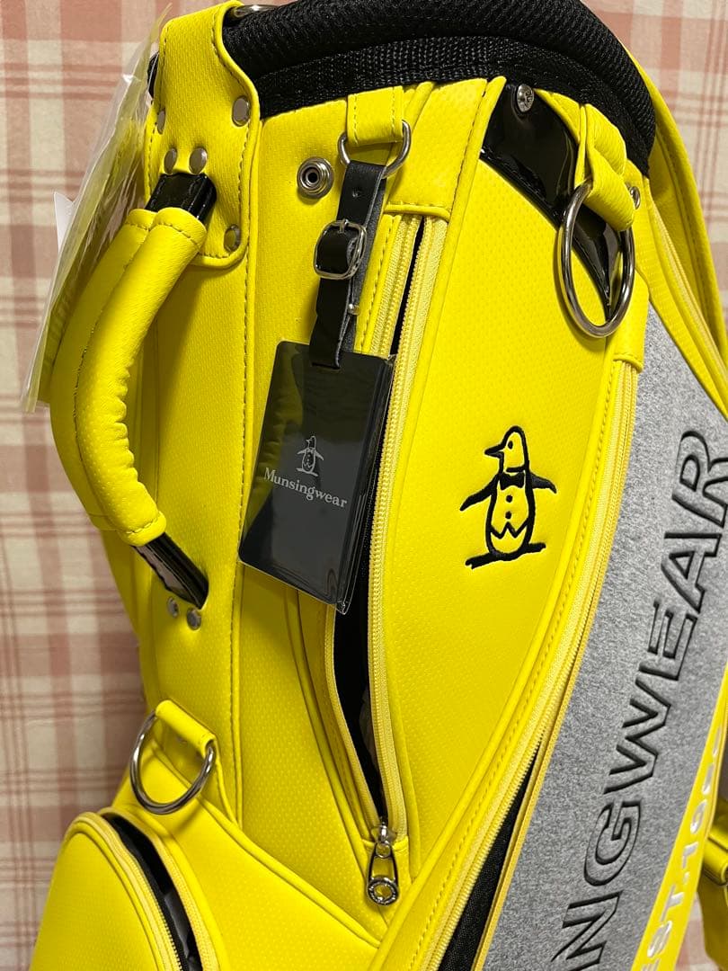 MUNSINGWEAR イエロー キャディバッグ