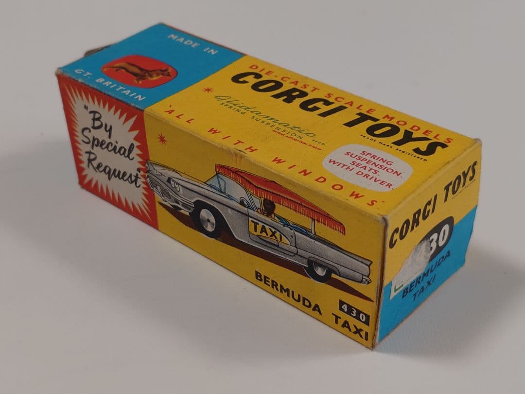 【SALE】 CORGI No.430 FORD BERMUDA TAXI