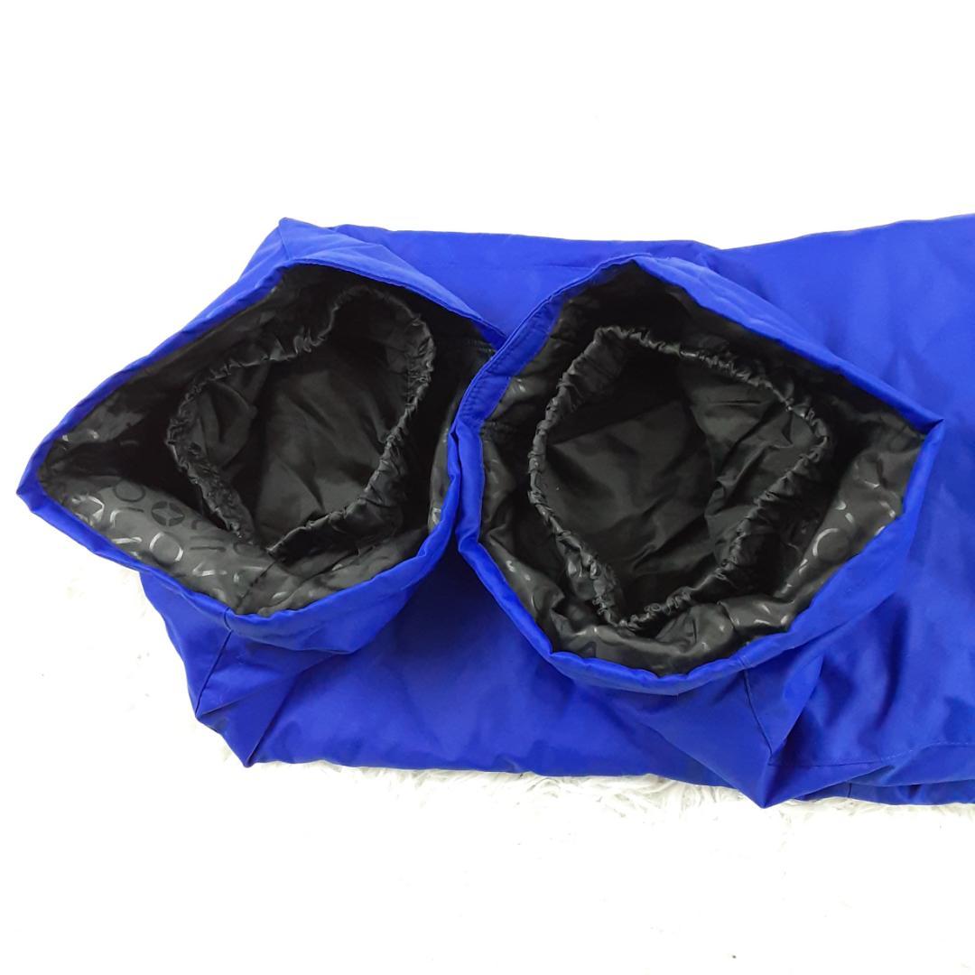 美品◎VAXPOT OLIN スノーウェア上下セット ゴーグル グローブ 黒青