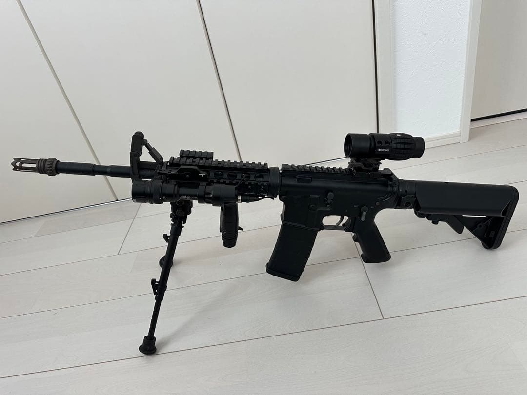 次世代電動ガン SOPMOD M4スコープ バイポッド付き