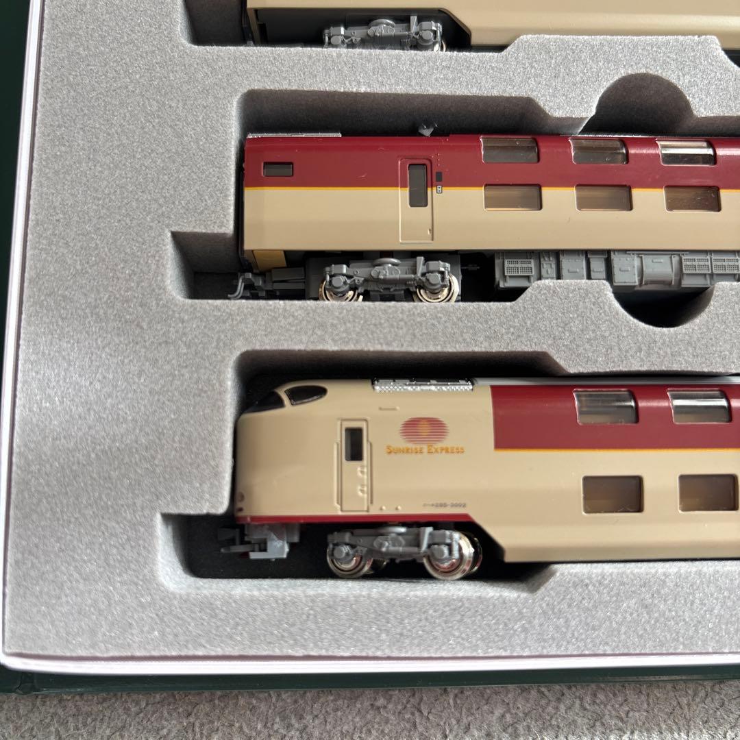 NゲージKATO285系サンライズエクスプレス7両セット　一両スカート破損