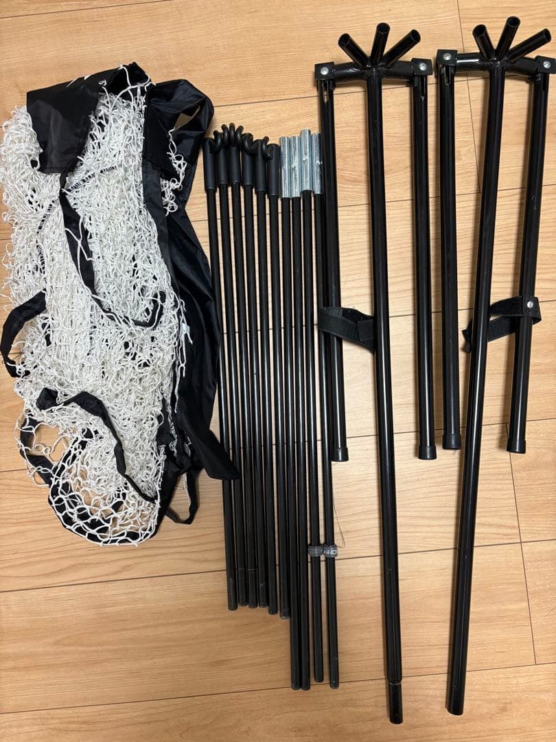 バッティングネット　穴あきボール、ボール投げ機付き