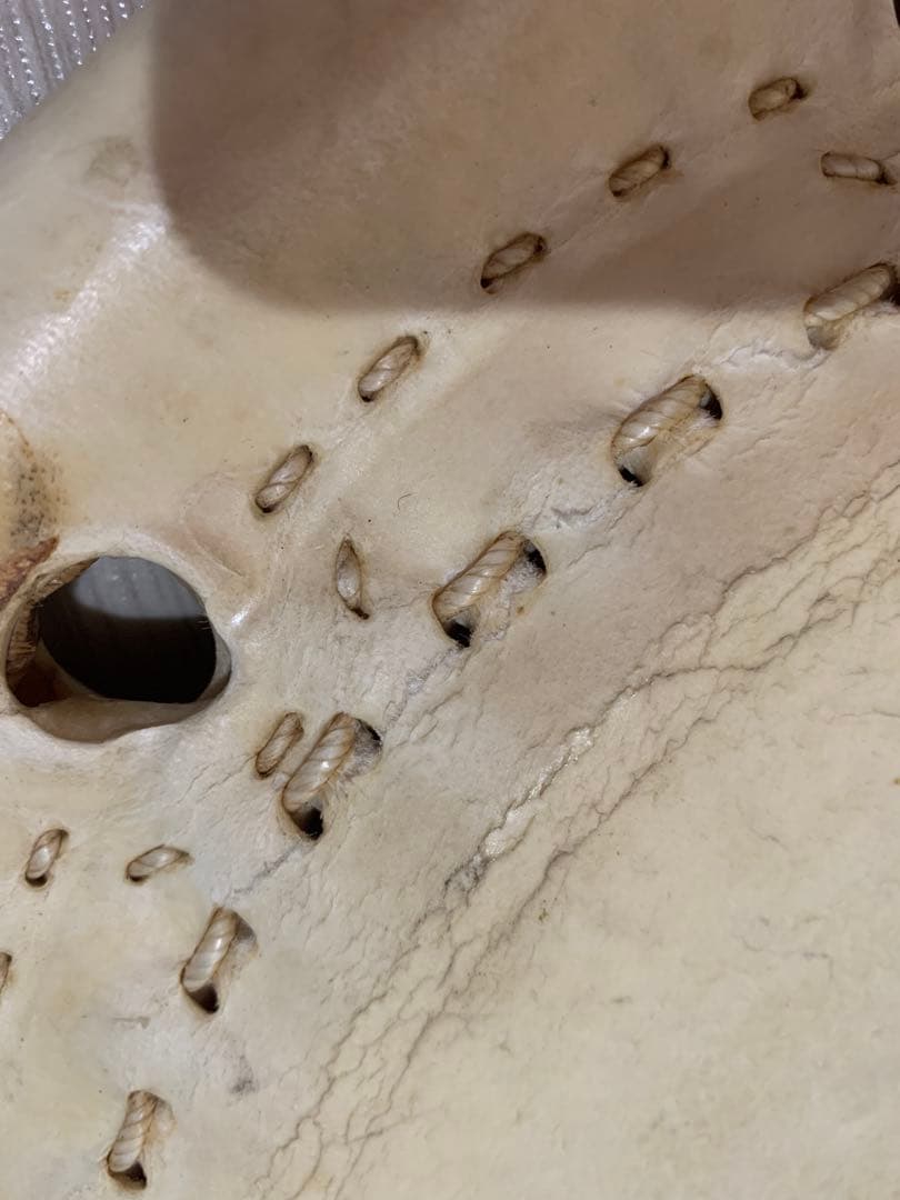 締太鼓三丁掛の皮2枚