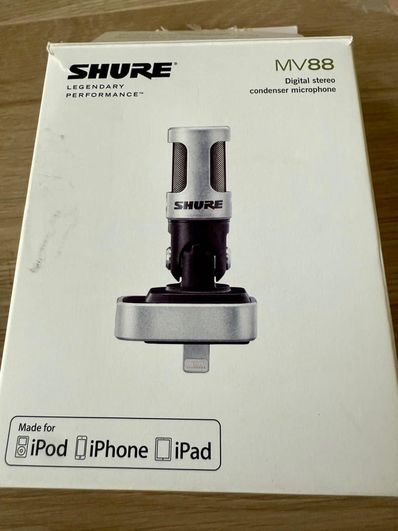 SHURE MV88 デジタルコンデンサーマイク