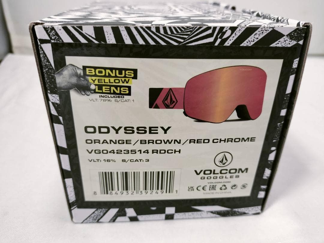 最上位モデル　ボルコム　VOLCOM　オデッセイ スノーゴーグル　マグネット式