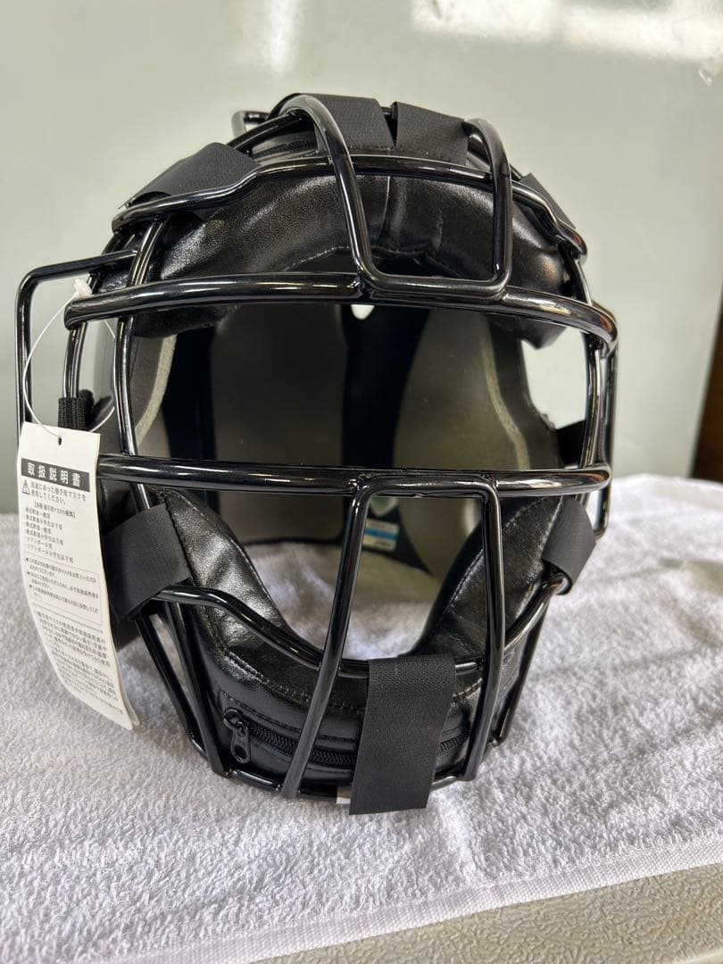 キャッチャーマスク フリーサイズ　ブラック