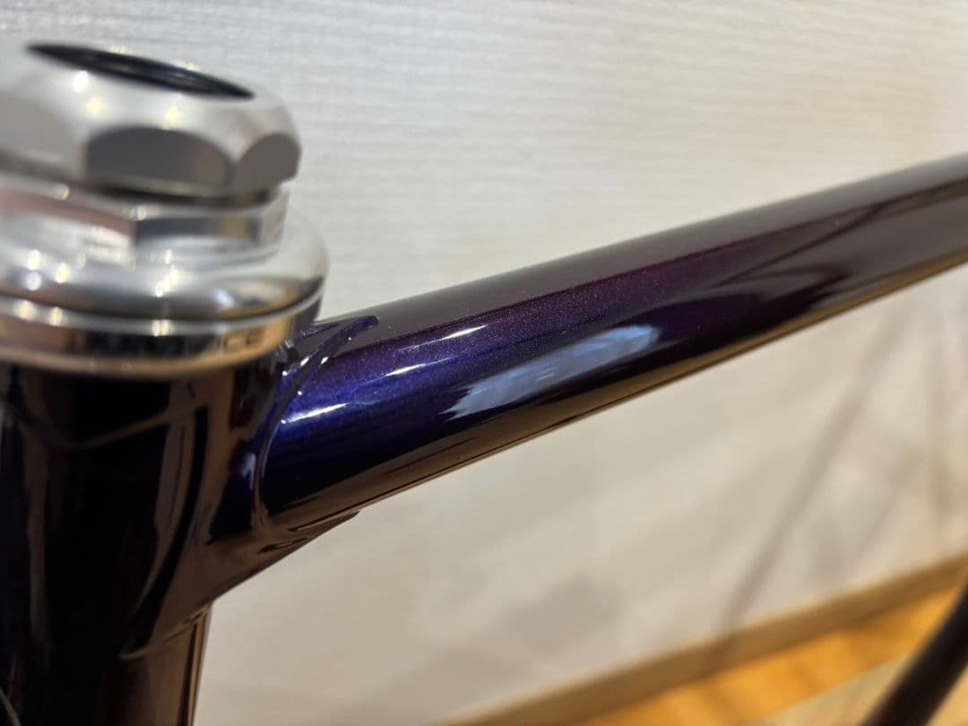 パナソニック競輪・自転車フレーム　色：パープルブルー