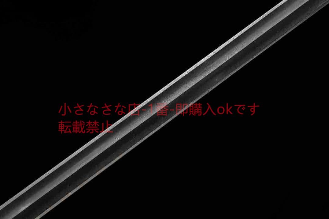 素装瓦面大漆鞘漢剣  古兵器 武具 刀装具 日本刀 模造刀 居合刀