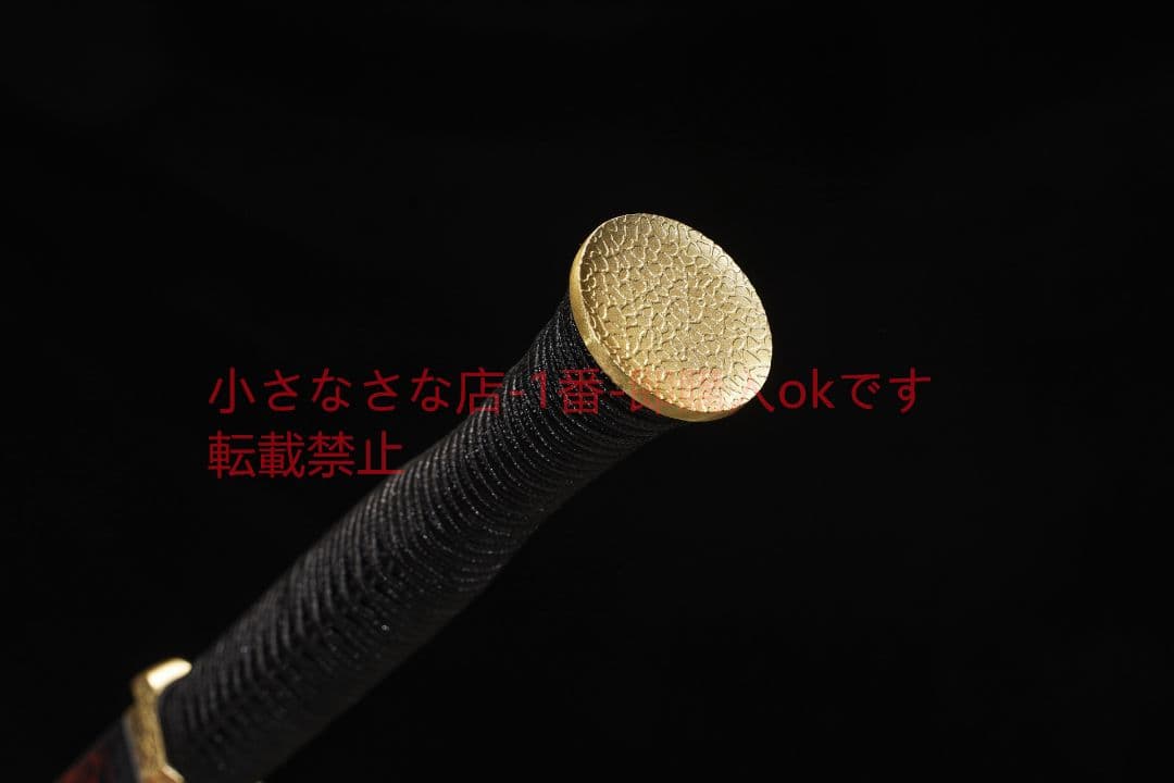 素装瓦面大漆鞘漢剣  古兵器 武具 刀装具 日本刀 模造刀 居合刀