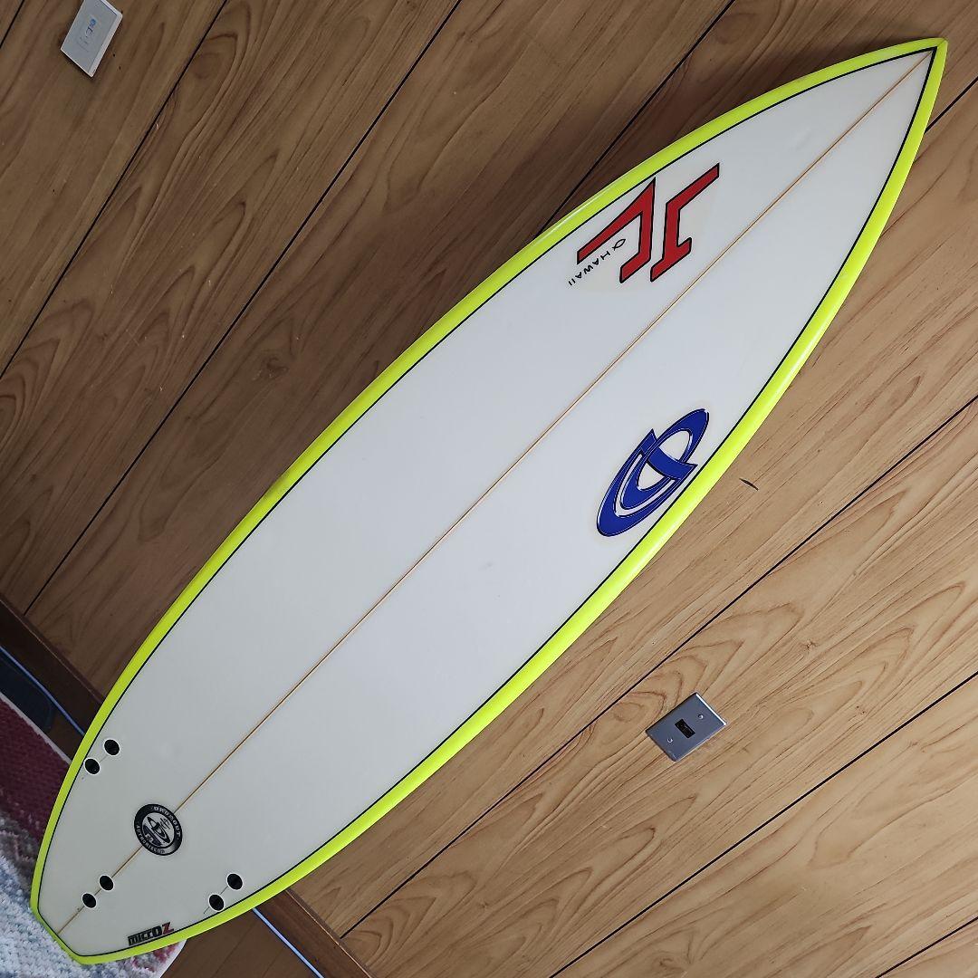 T ショートボード ホワイト/イエロー