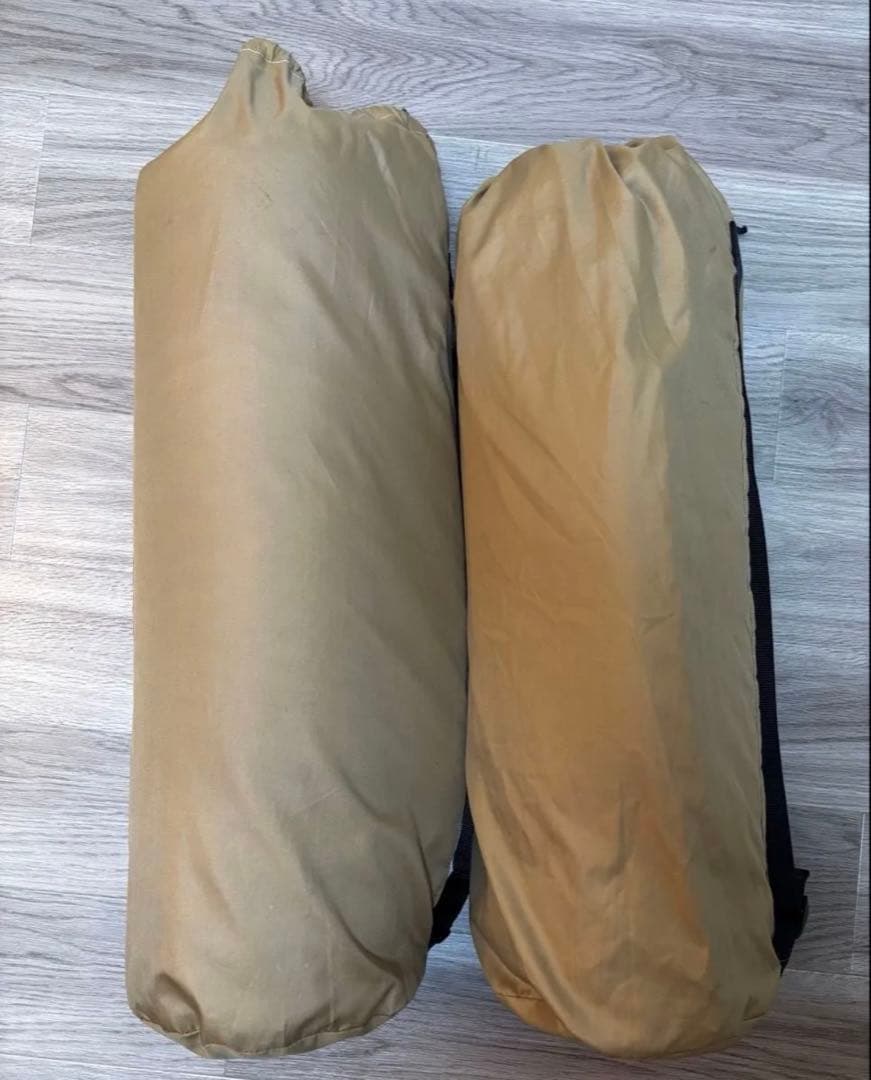 WAQ インフレータブル式マット 8cm タン　2個セット