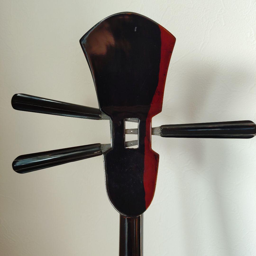 沖縄三線 真壁型 黒木 棹