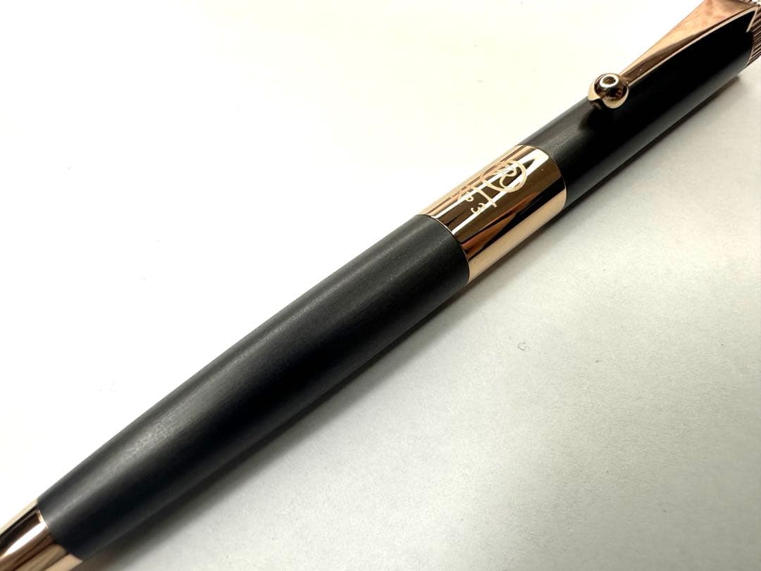 【最終値下げ】伊東屋ロメオNo.3 ガンメタル/アプリコットゴールド（細軸）