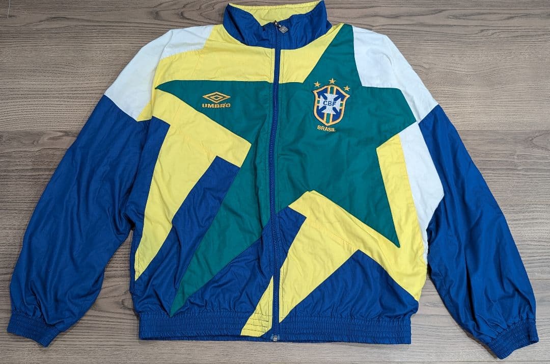 90s Vintage Umbro ブラジル代表 ウィンドブレーカー
