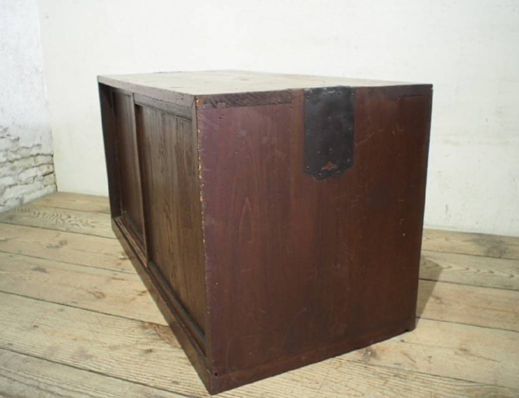 1079 アンティーク　収納棚　飾り棚　和箪笥　サイドボード　テレビ台　レトロ